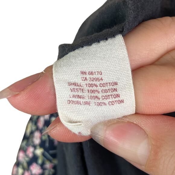 Anthropologie Maeve Y2K Alyssum Ditsy Floral Bustled Laganlook Dress SZ 12 - Picture 12 of 12